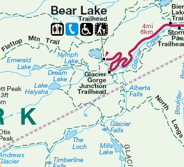 Lake Haiyaha map
