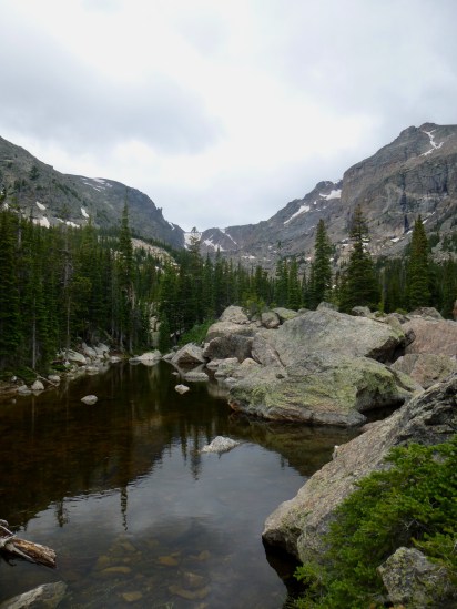 Smaller pond just before Lake Haiyaha