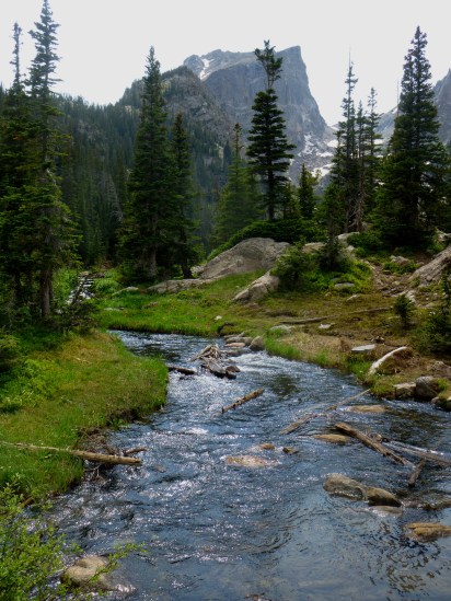 Hallett Peak and Tyndall Creek