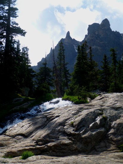 Flattop Mountain spires