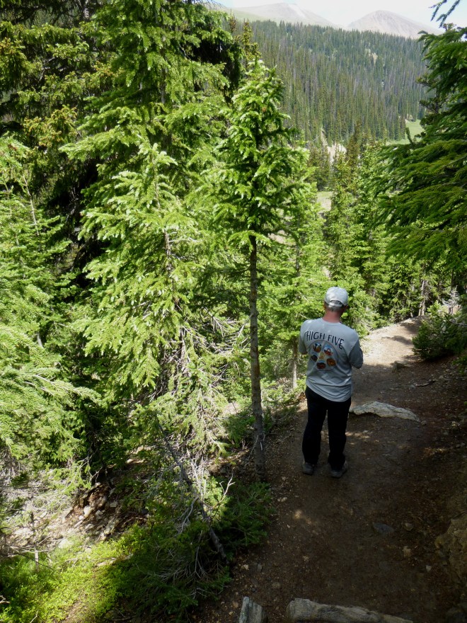 Descending the final leg
