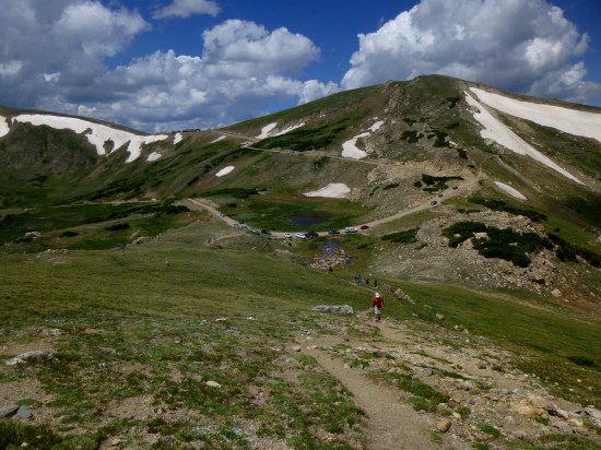 Marmot Point Trail, maybe 1/3 of the way up