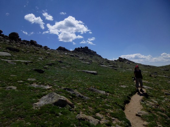 Trail along Tombstone Ridge