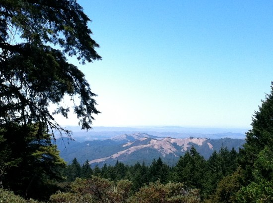 View of Golden Gate NRA, with San Francisco beyond