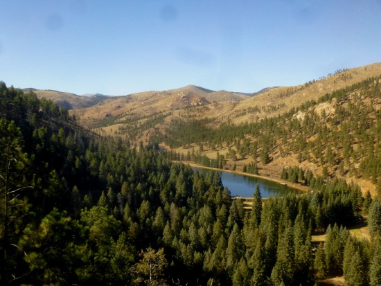 Fantastic view of Pine Lake, from Park View Trail