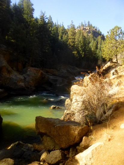 Second significant section of rapids