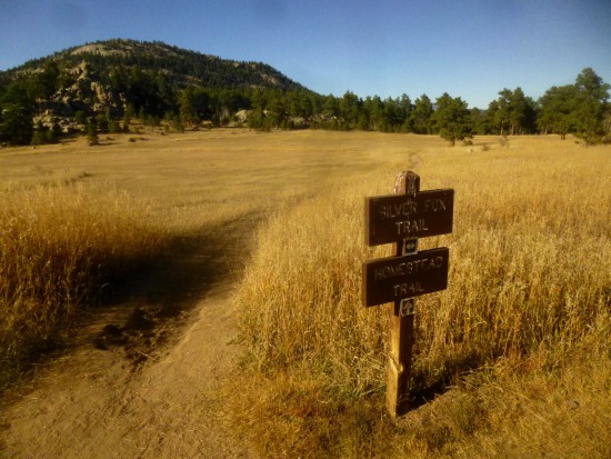 First junction with Homestead Trail (we skipped this and continued to the second)