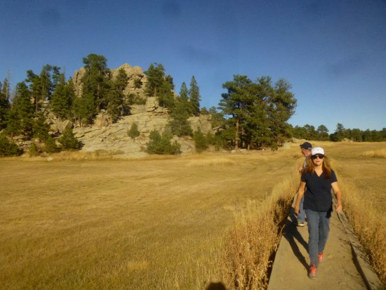 Bluebird Meadow Trail, heading back toward the parking lot