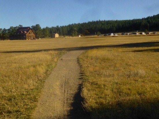 Bluebird Meadow, with Alderfers' barn to the left
