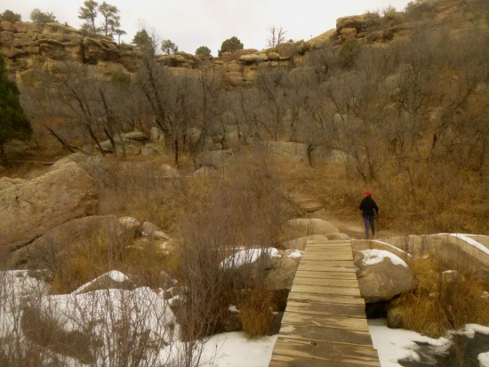 Bridge over Cherry Creek on Inner Canyon Trail