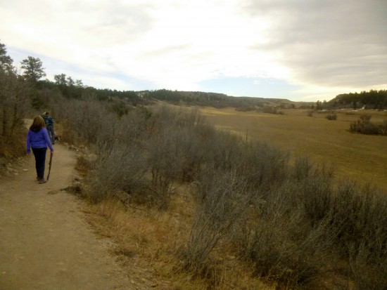 Lake Gulch Trail heading back toward Canyon Point