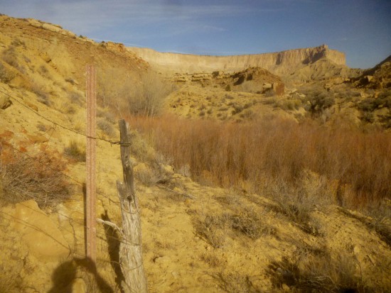 NPS boundary fence - in the wrong spot!