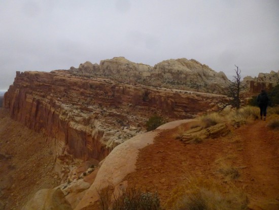 Navajo Knobs (top left) from near the radio tower