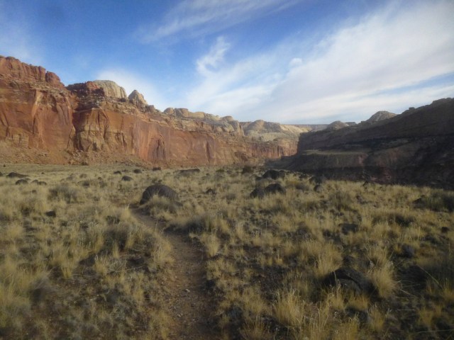 View back east from atop Johnson Mesa