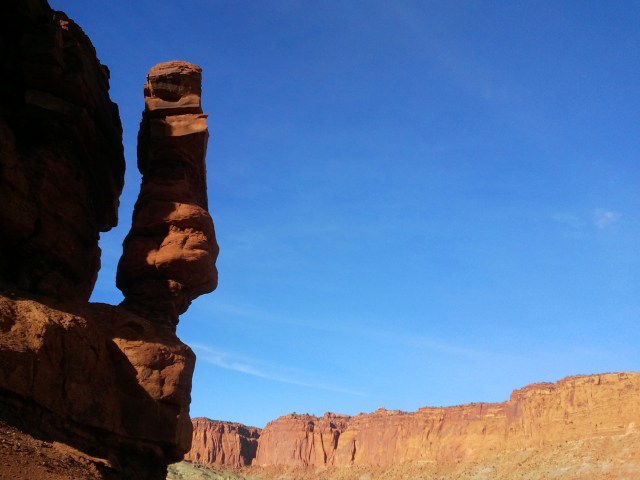 Opposite side of The Motorman spire