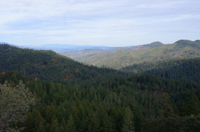 View north from the first overlook, Table Rock Trail. On good days, you can see Clear Lake, Snow Mountain, and even the Sierra Nevada from here.