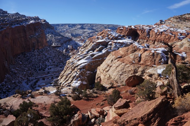First view of Cassidy Arch from afar