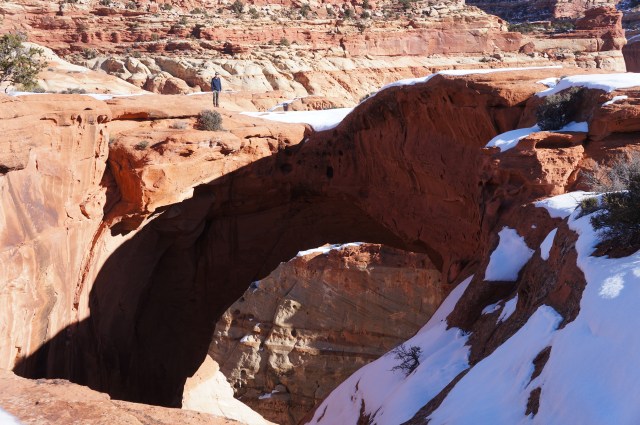 Me atop Cassidy Arch, Capitol Reef National Park