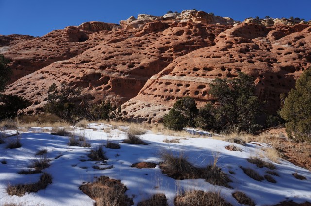 Frying Pan Canyon, near the trail crossing