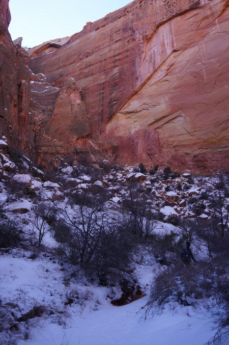 End of the road in Frying Pan Canyon