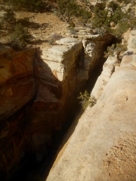 Deep-cutting third drainage that I explored a little bit