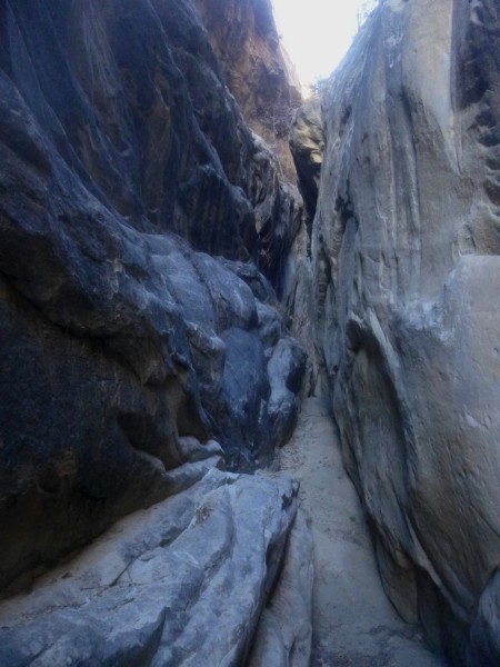 Slot canyon near Golden Throne, Capitol Reef National Park