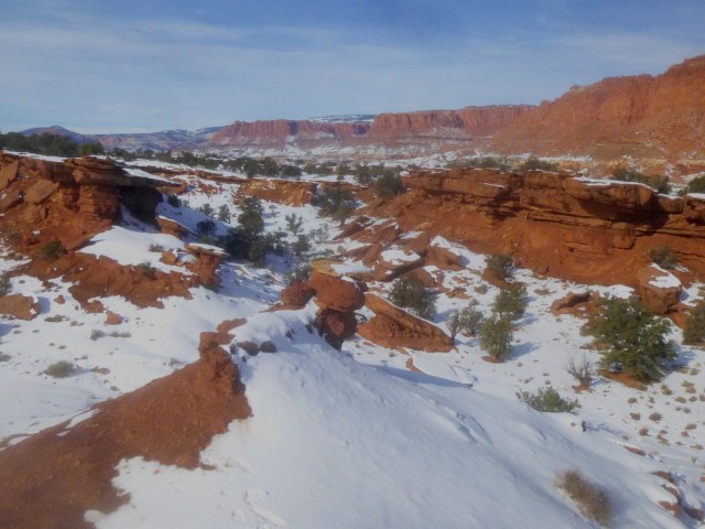 View west from Point 6,230', toward Meeks Mesa and Torrey