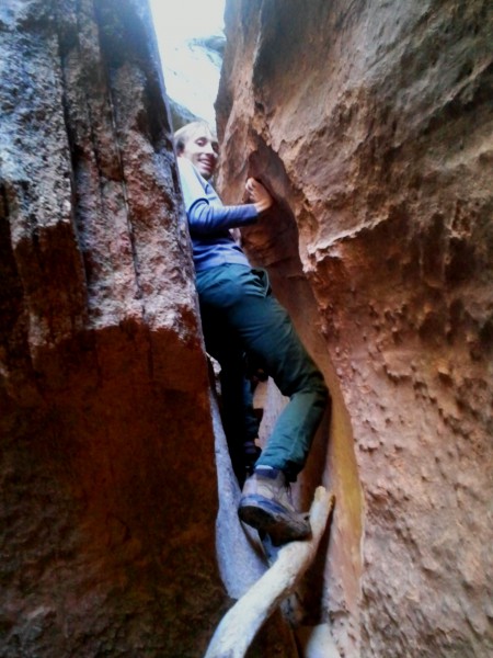 Pleasant Creek slot canyon, Capitol Reef National Park, February 2015