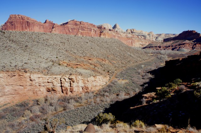 Fremont River Trail, Capitol Reef National Park, February 2015