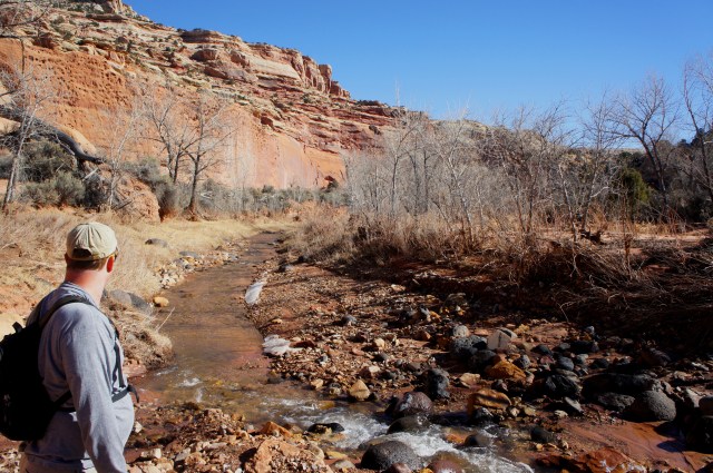 Pleasant Creek, before the first crossing