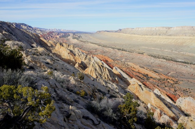 View north from Strike Valley Overlook
