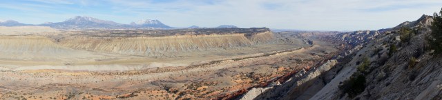 Panorama view from Strike Valley Overlook