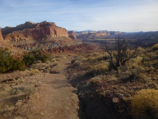 Chimney Rock Trail, Capitol Reef National Park, December 2014