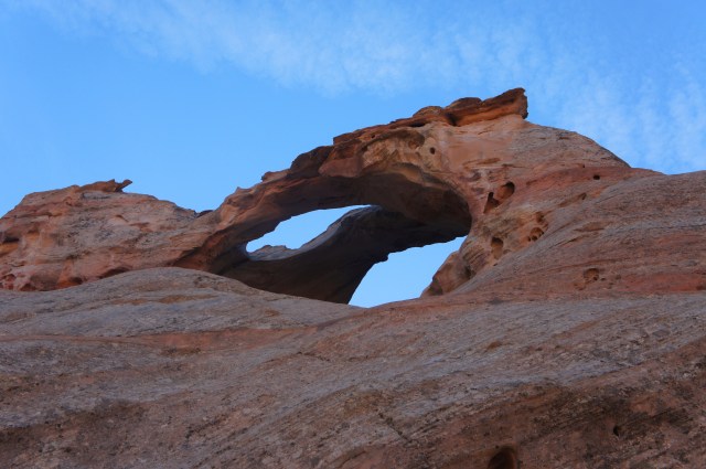 Double arch, in a side drainage near Red Canyon, Capitol Reef National Park
