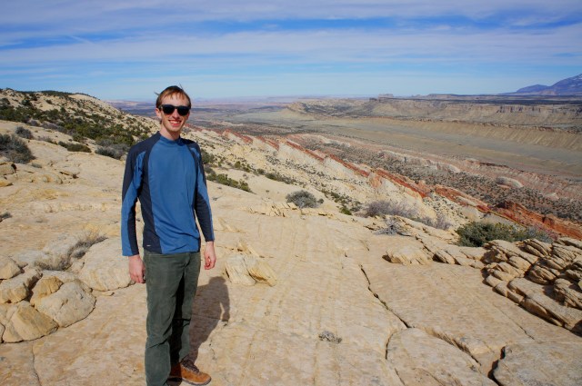 Me, after cresting the rim