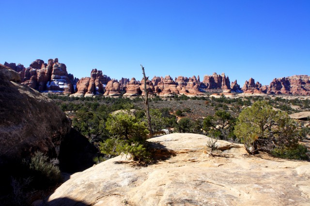 View of The Needles to the southwest