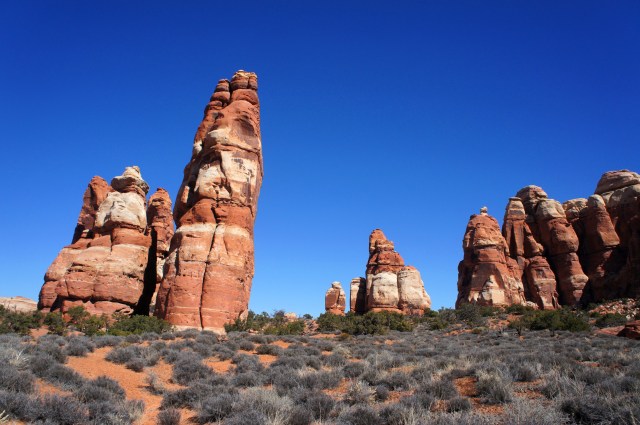 Towering pinnacles in Chesler Park