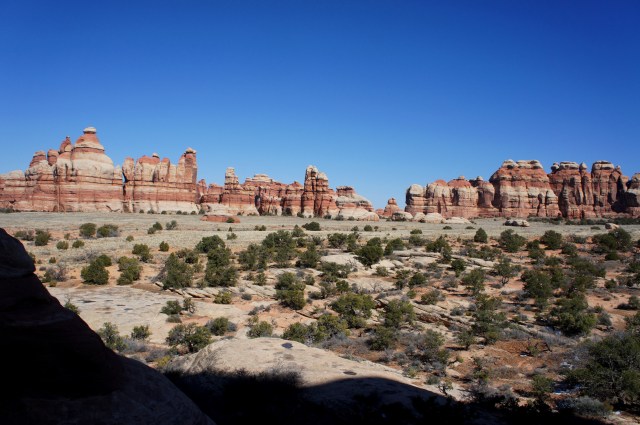 Chesler Park from the viewpoint on the Joint Trail, Needles District, Canyonlands National Park