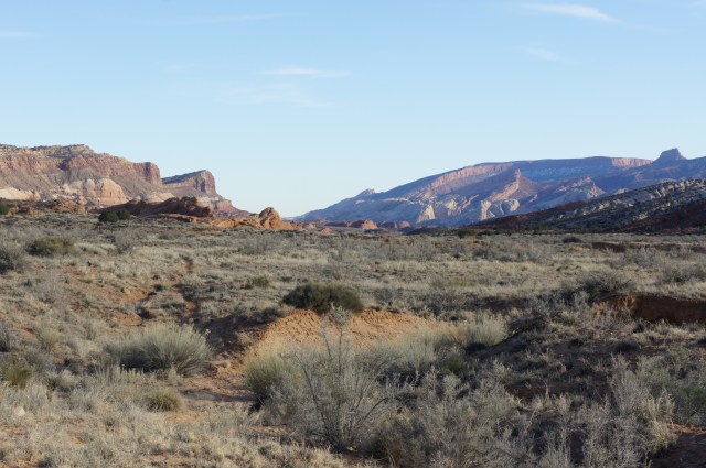 View south from near the Post Corral, Capitol Reef National Park