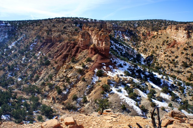 Secluded side canyon, off the Fremont River Trail
