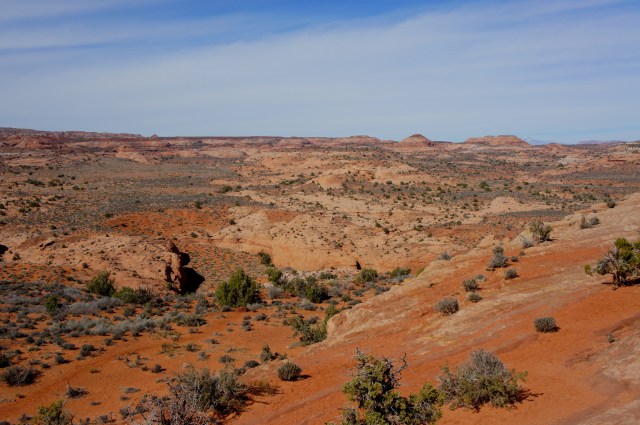 Dry Fork of Coyote Gulch from the Dry Fork Trailhead