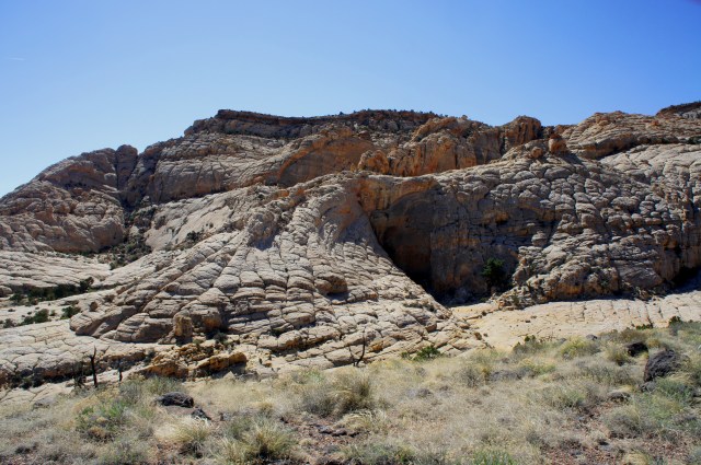 Incredible crossbedding, high above Grand Wash
