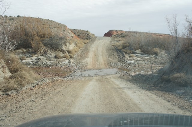 Bullfrog Creek crossing - this is sometimes impassable to even 4WD vehicles