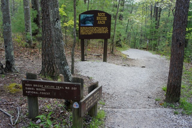 Start of Rock Bridge Loop, Red River Gorge
