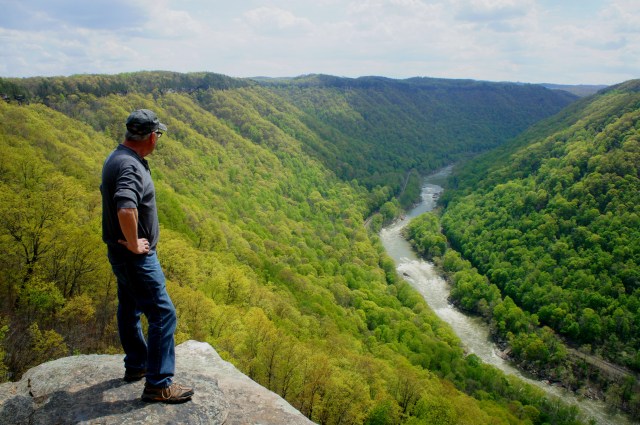 Endless Wall Trail, New River Gorge National Scenic River, April 2015