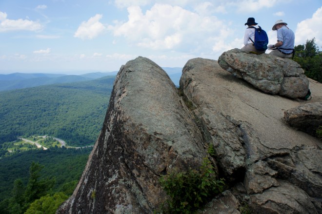 Lunch atop Marys Rock