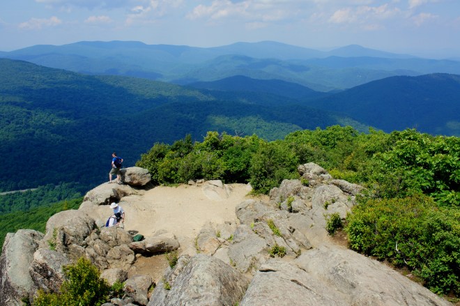 View north from Marys Rock