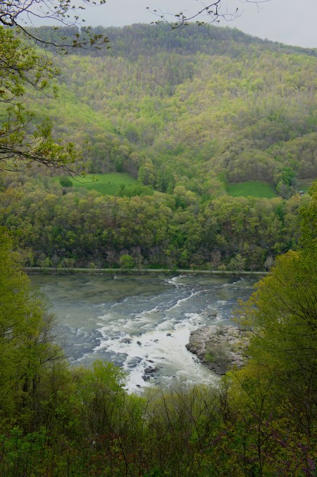 View from Sandstone Falls Overlook