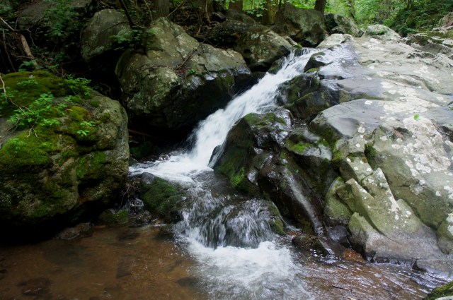 Upper waterfall, Thornton River Trail, Shenandoah National Park