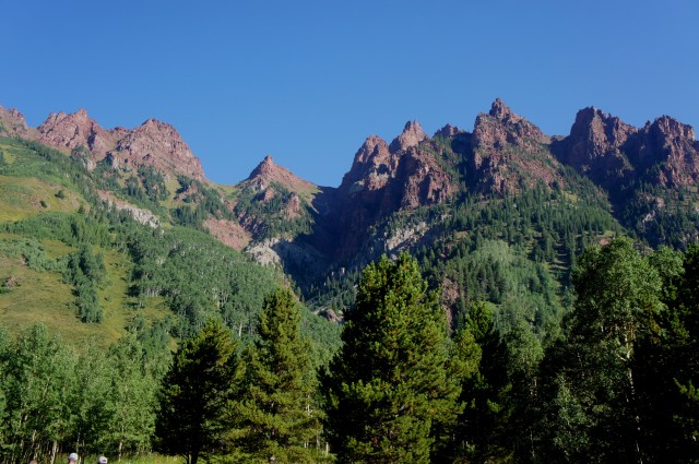 Sievers Mountain from the Maroon Lake Trail